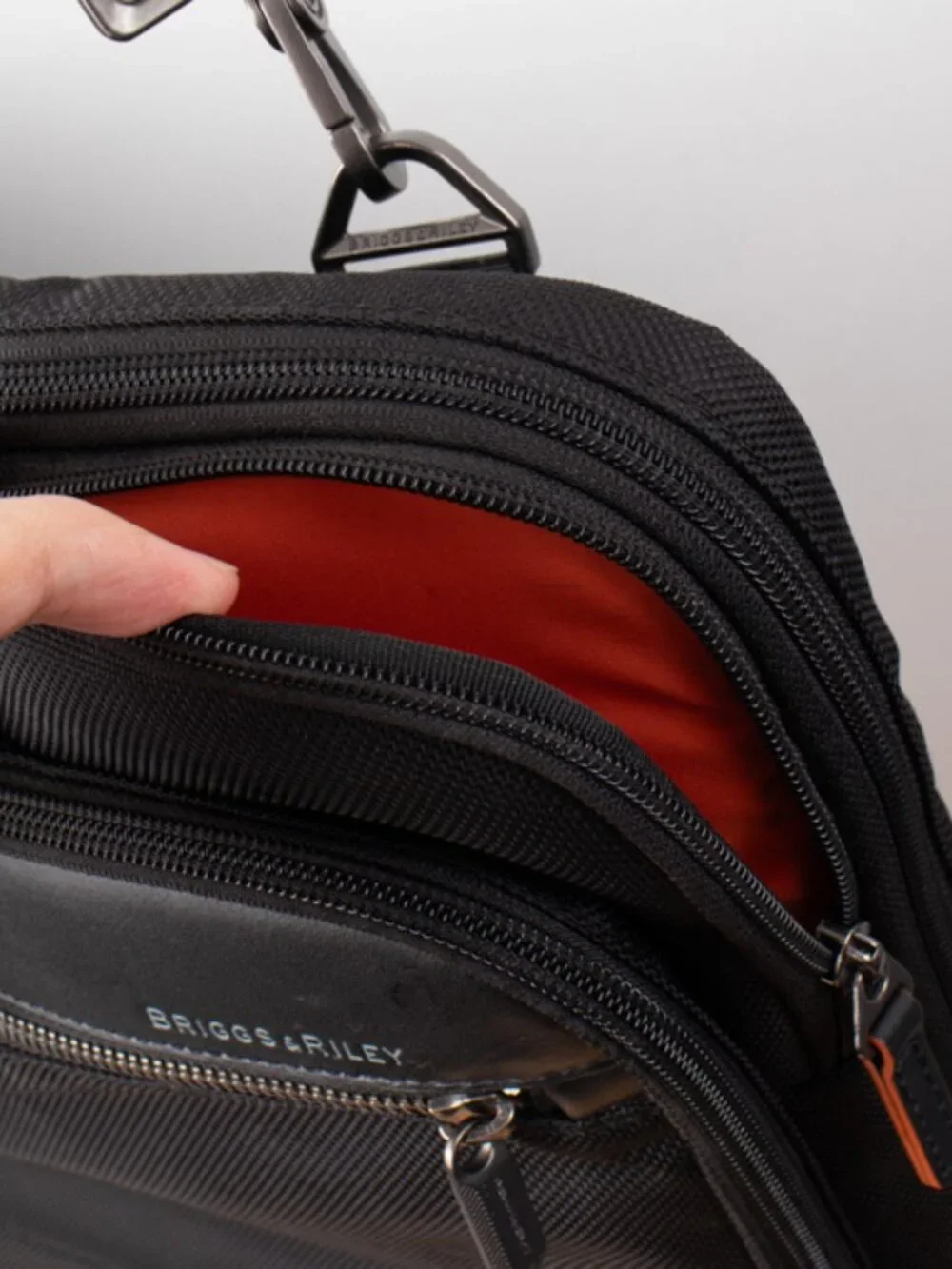 Briggs & Riley @Work Slim Brief Black Laptop Bag Nylon 15.6